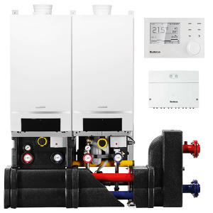Каскадная установка конденсационных котлов Buderus Logapak GB162 V2 Profi 140-800 кВт