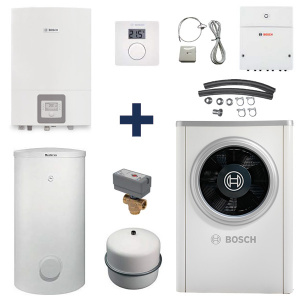 Пакетное предложение Bosch Logapak Compress 6000 AW с воздушно-водяным тепловым насосом