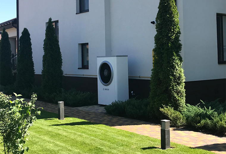 Дом в Гореничах 240 м² с воздушным тепловым насосом