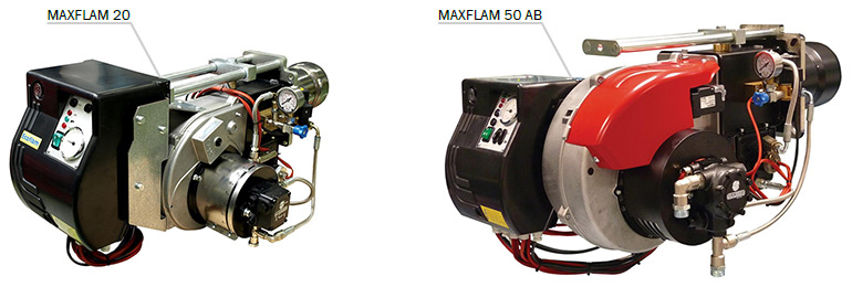 Модельный ряд мазутных горелок MAXFLAM