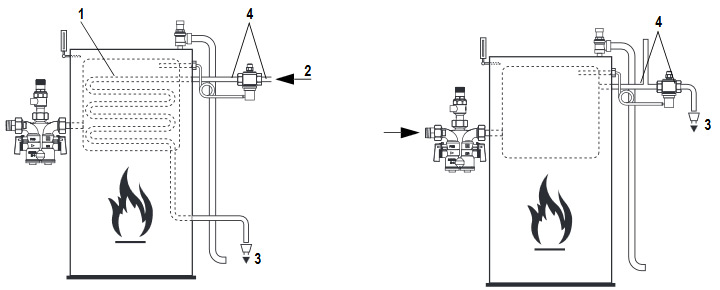 Пример установки Honeywell TS 131