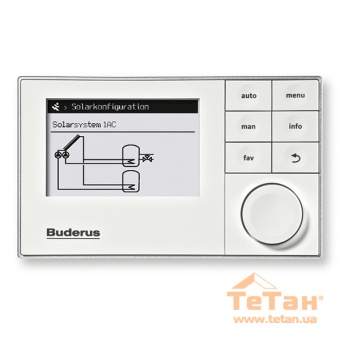 Система управления для гелиосистем Buderus Logamatic SC300