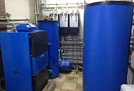 Частный дом 200 м² с пиролизным котлом и электрокотлом