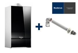 Комплект дымохода в подарок при покупке газовых котлов Buderus
