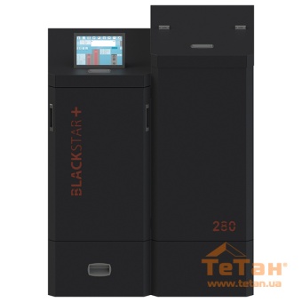 Котел пеллетный NBE BLACKSTAR+ с автоматической загрузкой топлива и выносом золы